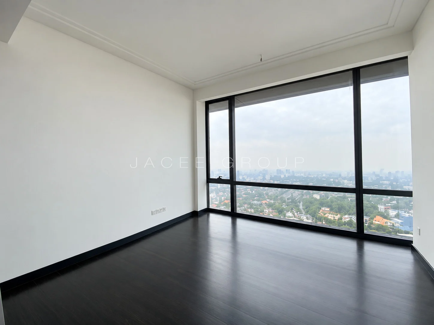 Bedroom with Full Height Windows at Windsor Suites, Pavilion Damansara Heights