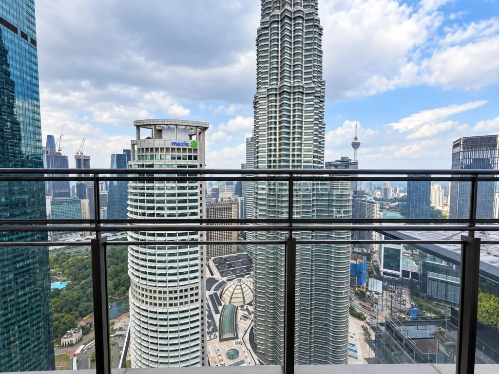 Petronas Towers View at the K Residence in KLCC