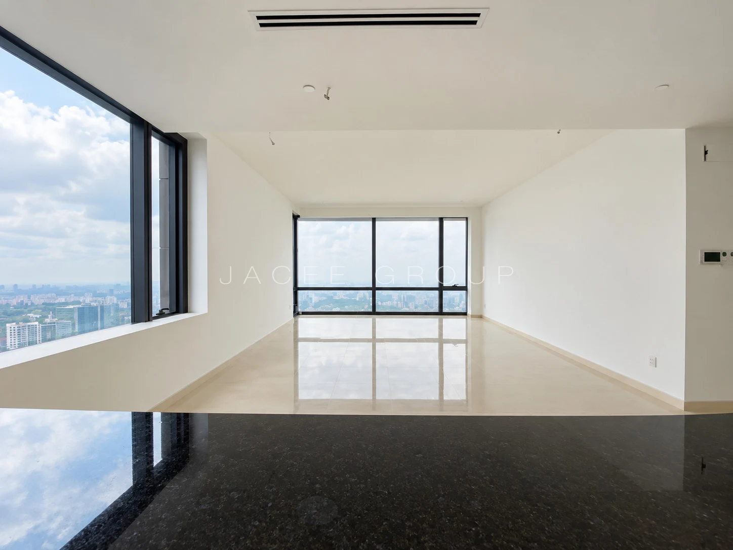 Living Area from Kitchen at Windsor Suites, Pavilion Damansara Heights