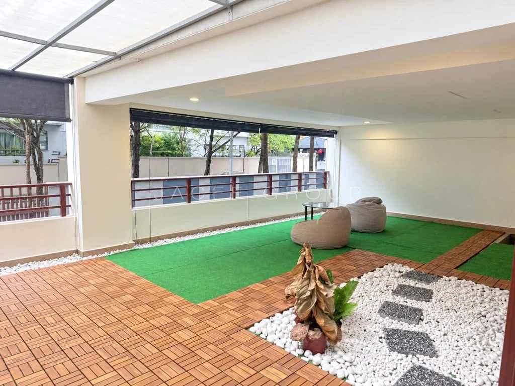 Private Garden at the 9 Madge condominium in U Thant