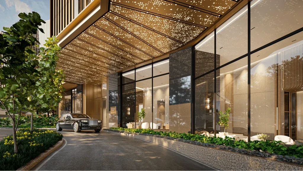 Imperial Residences 住宅入口效果图