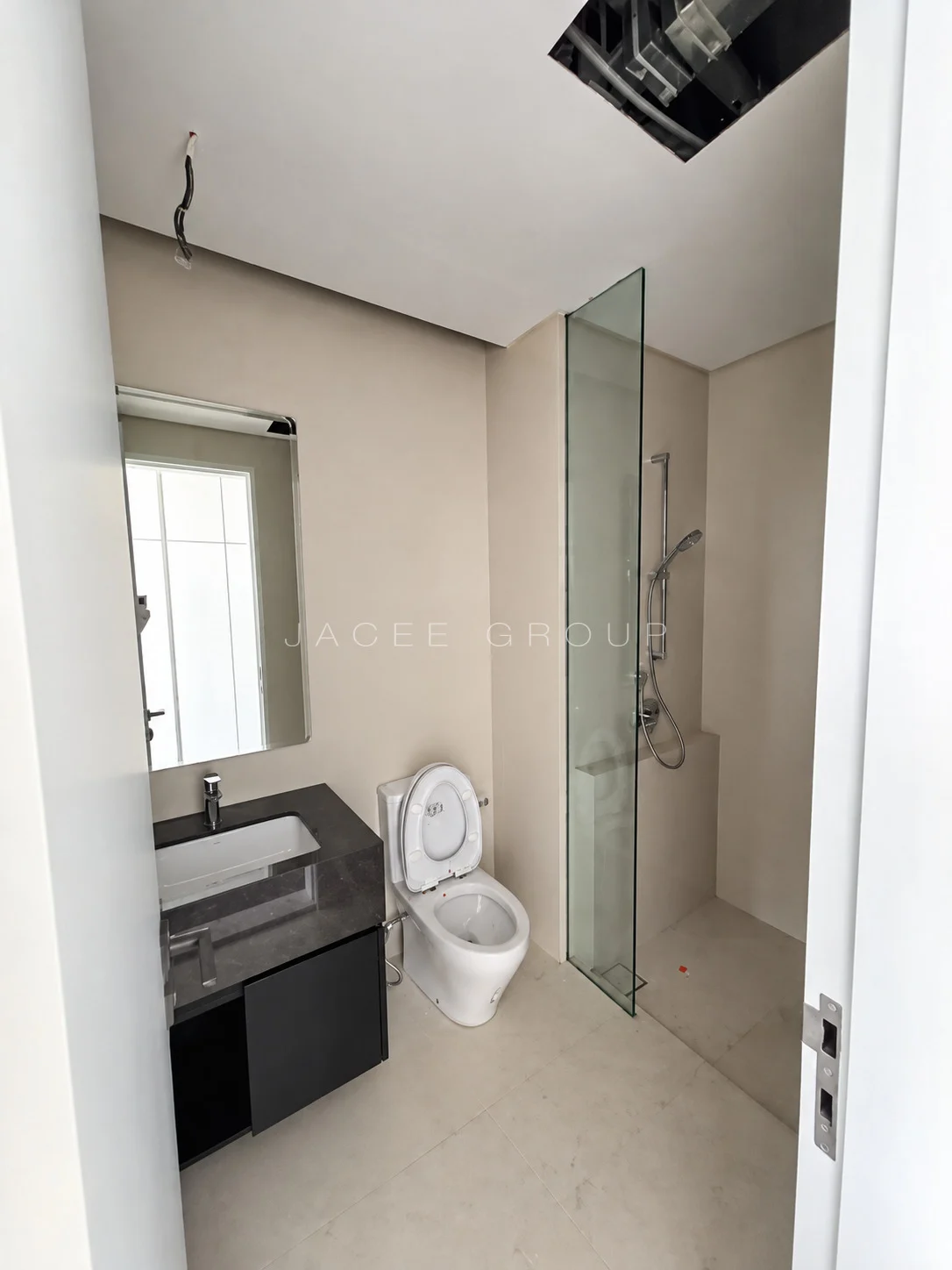Bathroom with shower enclosure at Crown Residences Pavilion Damansara Heights, 2803 sq ft home for sale