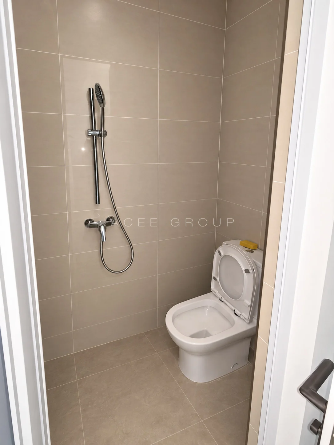 Compact bathroom at Crown Residences Pavilion Damansara Heights, 2803 sq ft home for sale