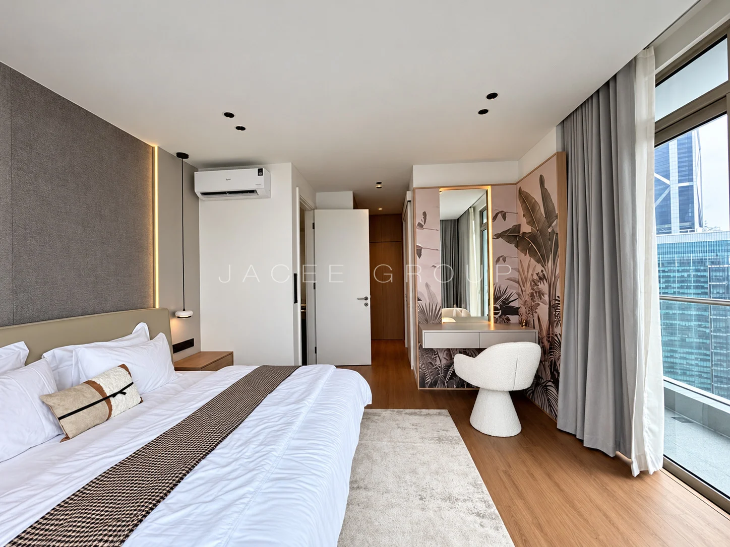 Bedroom with dressing area at MyHabitat KLCC