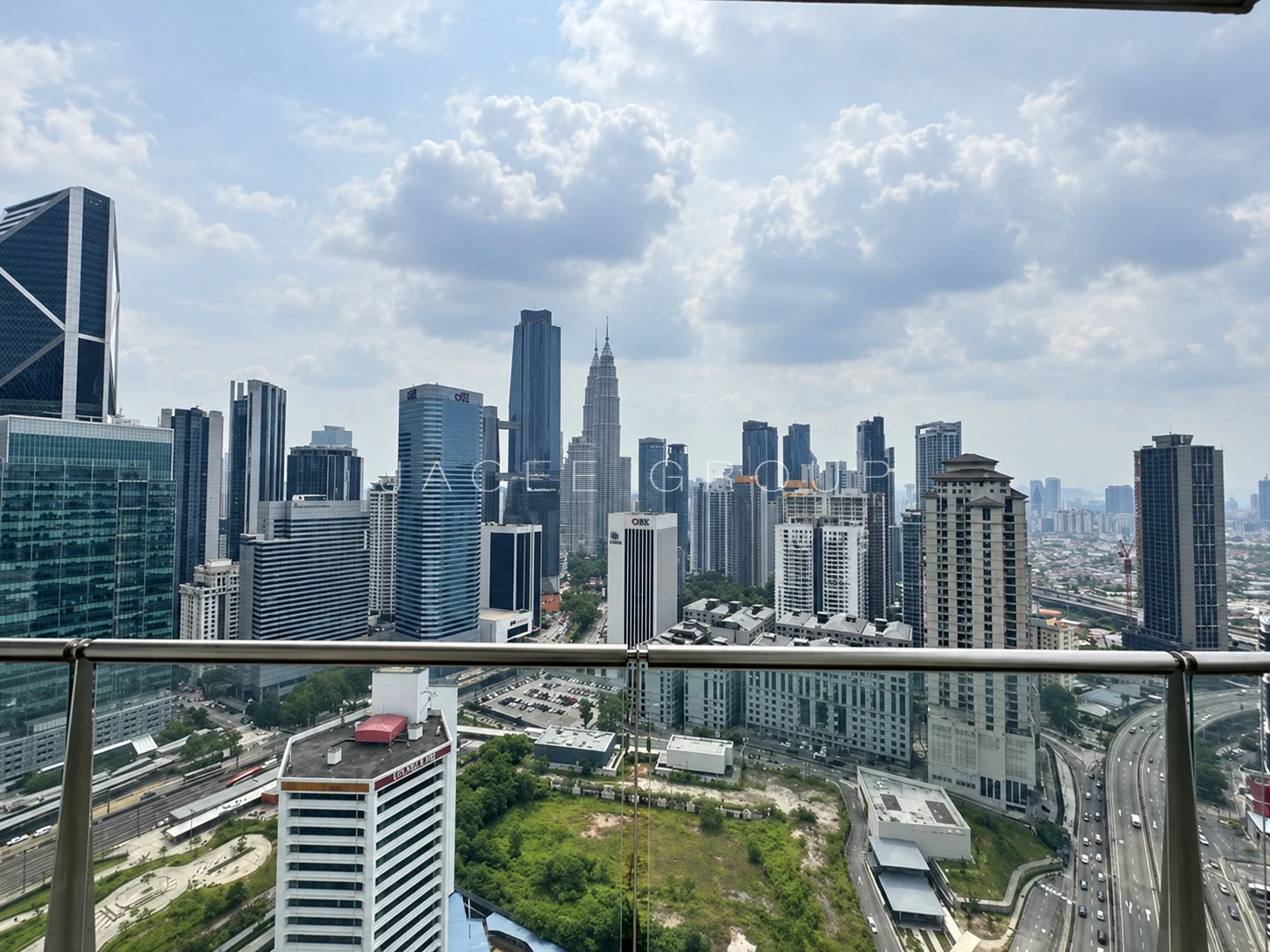 Twin Towers skyline view at MyHabitat KLCC