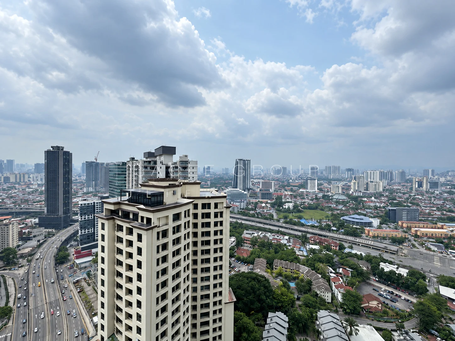 City panorama at MyHabitat KLCC