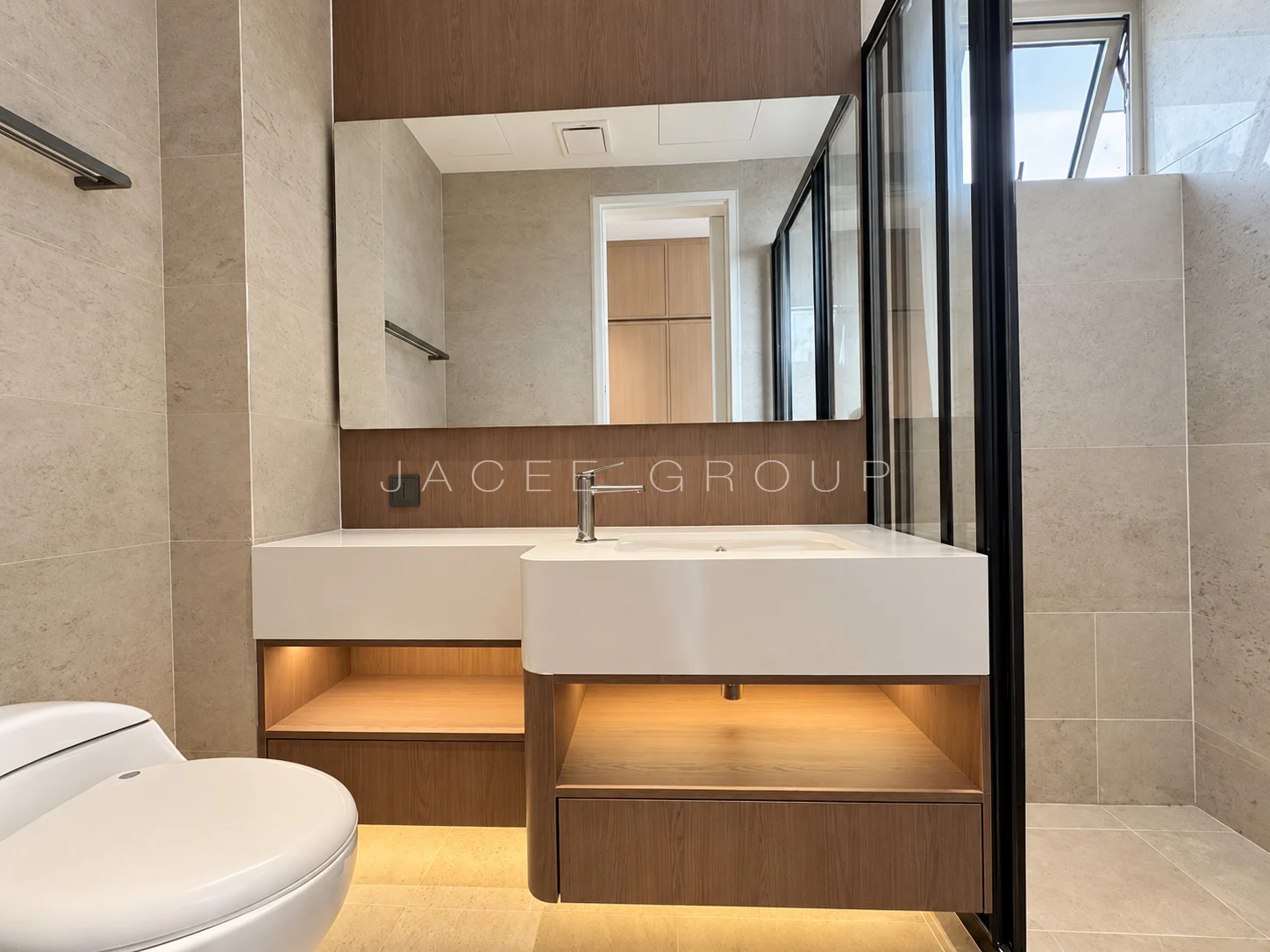 Bathroom vanity at MyHabitat KLCC