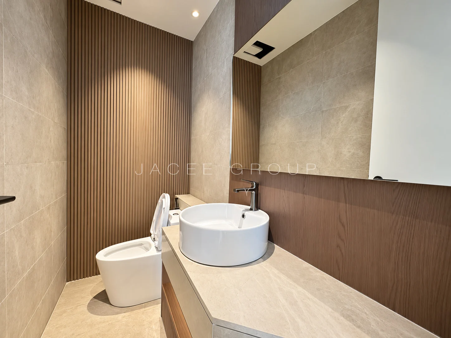 Bathroom vanity detail at MyHabitat KLCC