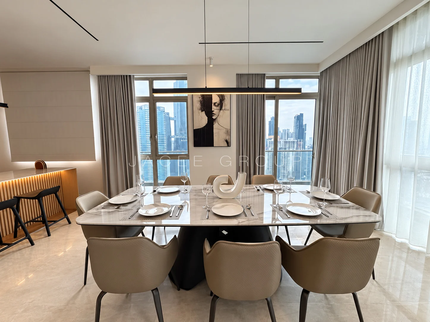 Dining room at MyHabitat KLCC
