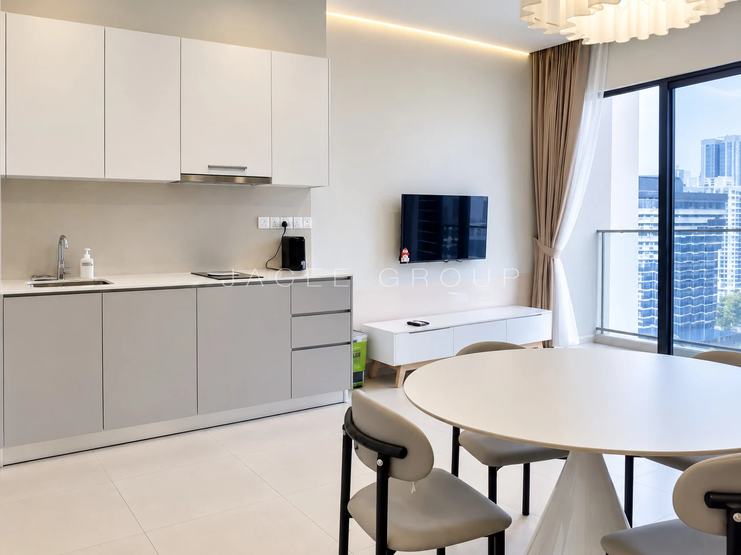 Kitchen And Dining at SWNK Houze BBCC, 861 sq ft home for sale