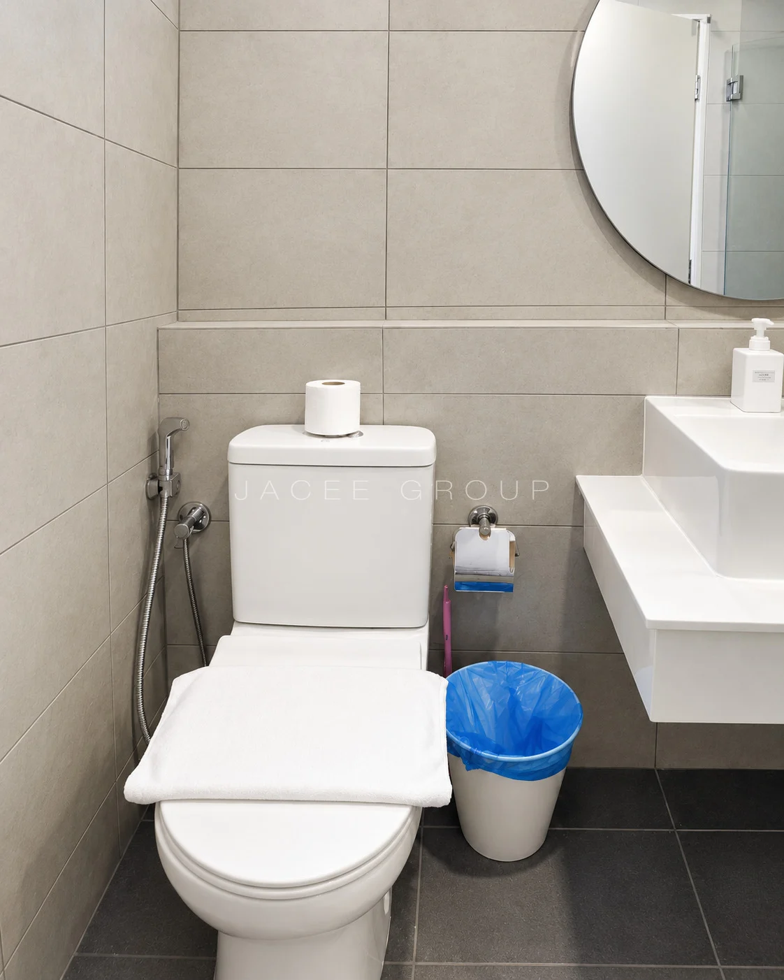 Studio Bathroom Vanity at SWNK Houze BBCC, 861 sq ft home for sale